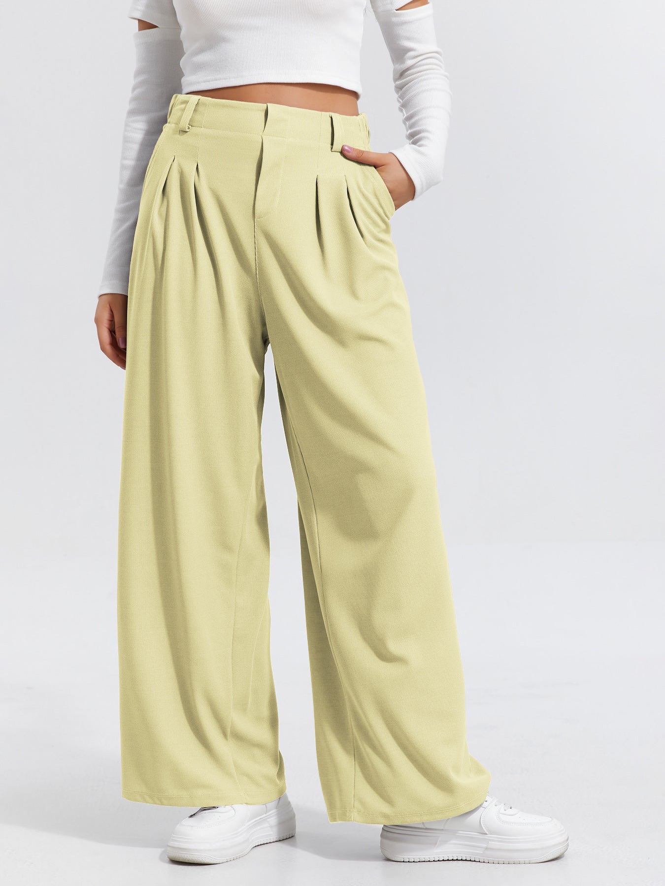 Casual Loose And Elegant Wide-leg Pants