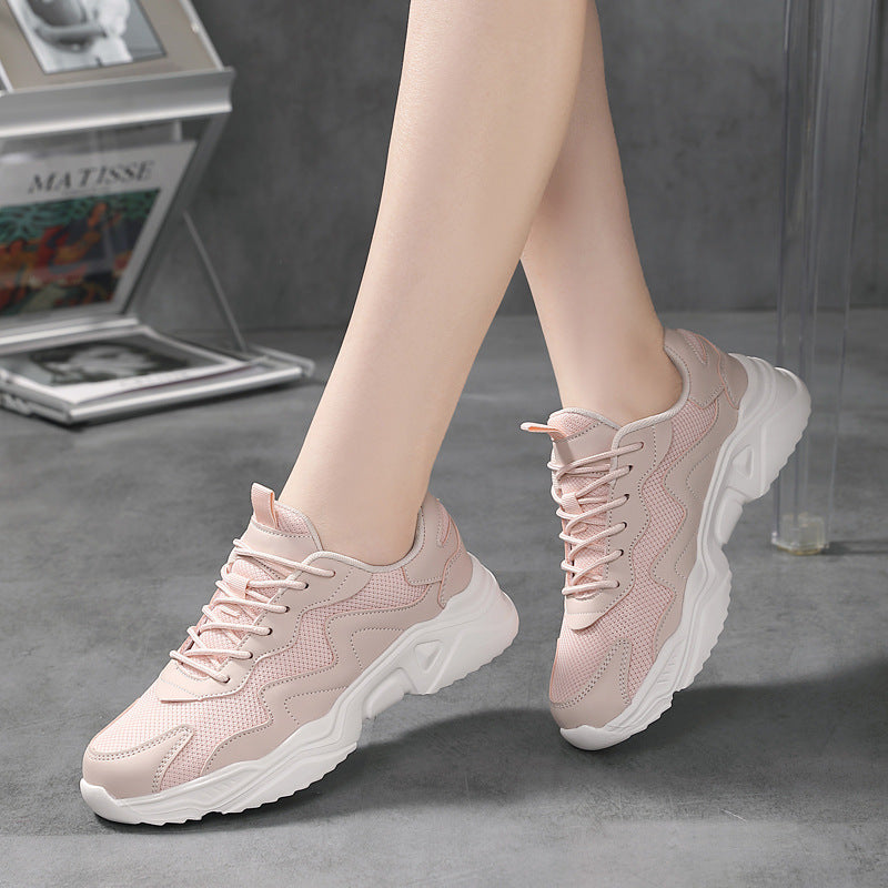 Mesh Sports Casual Waterproof Platform Shoes