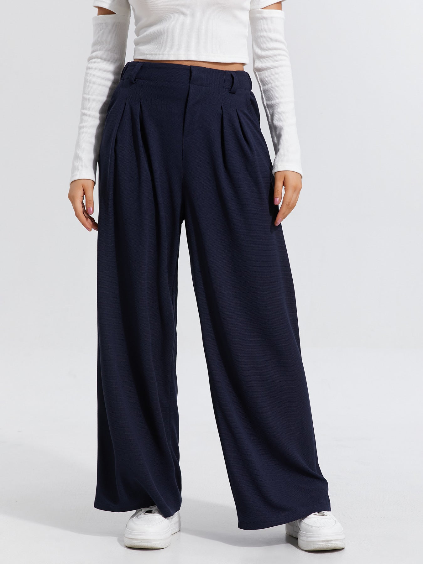 Casual Loose And Elegant Wide-leg Pants