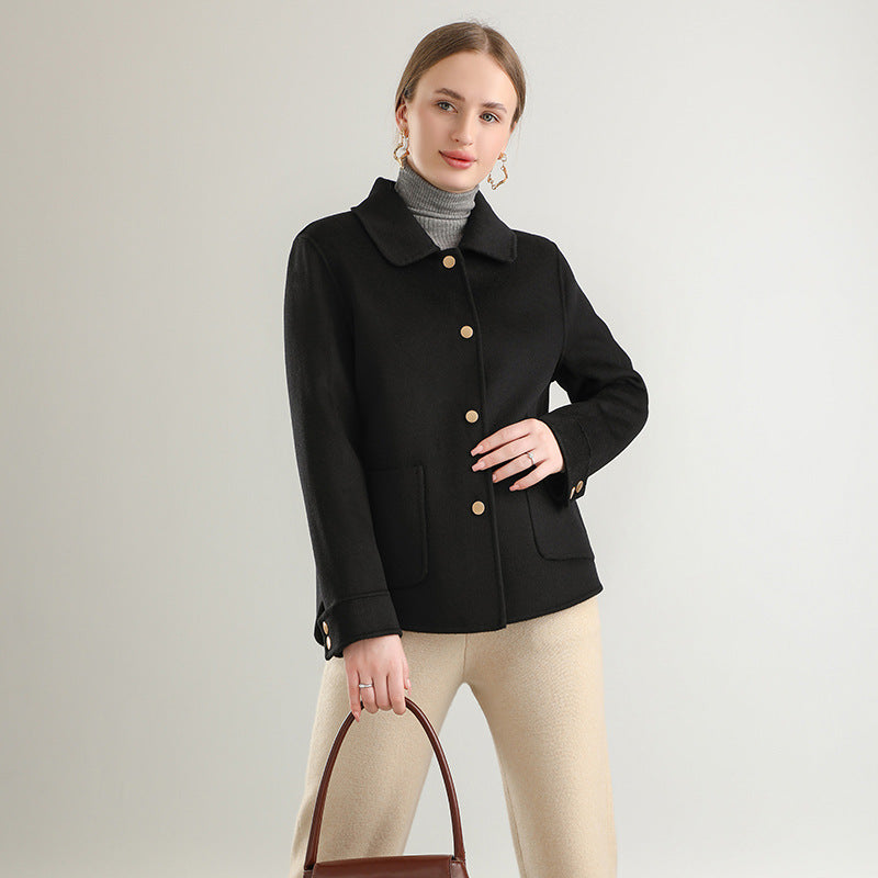Autumn And Winter Polo Coat