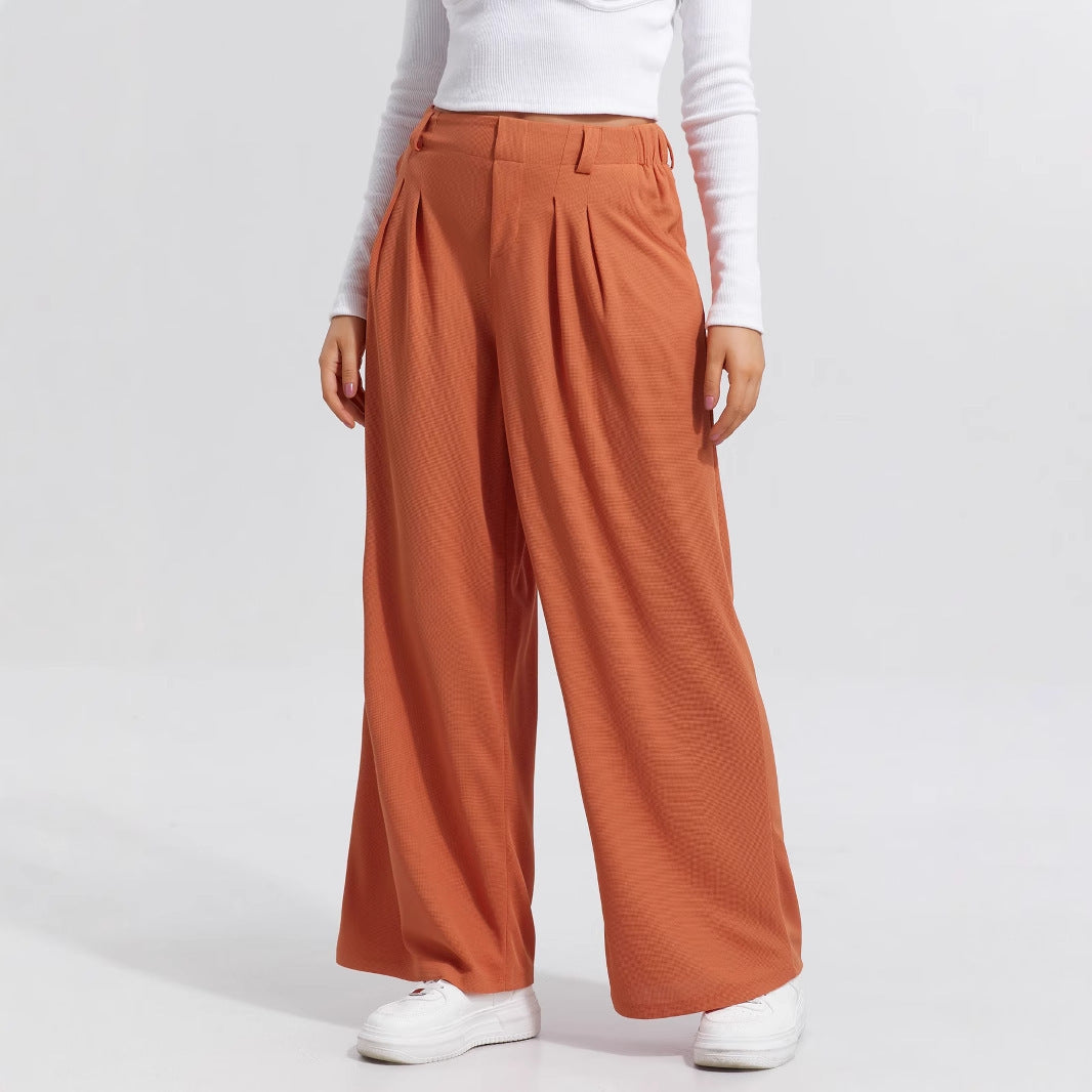 Casual Loose And Elegant Wide-leg Pants