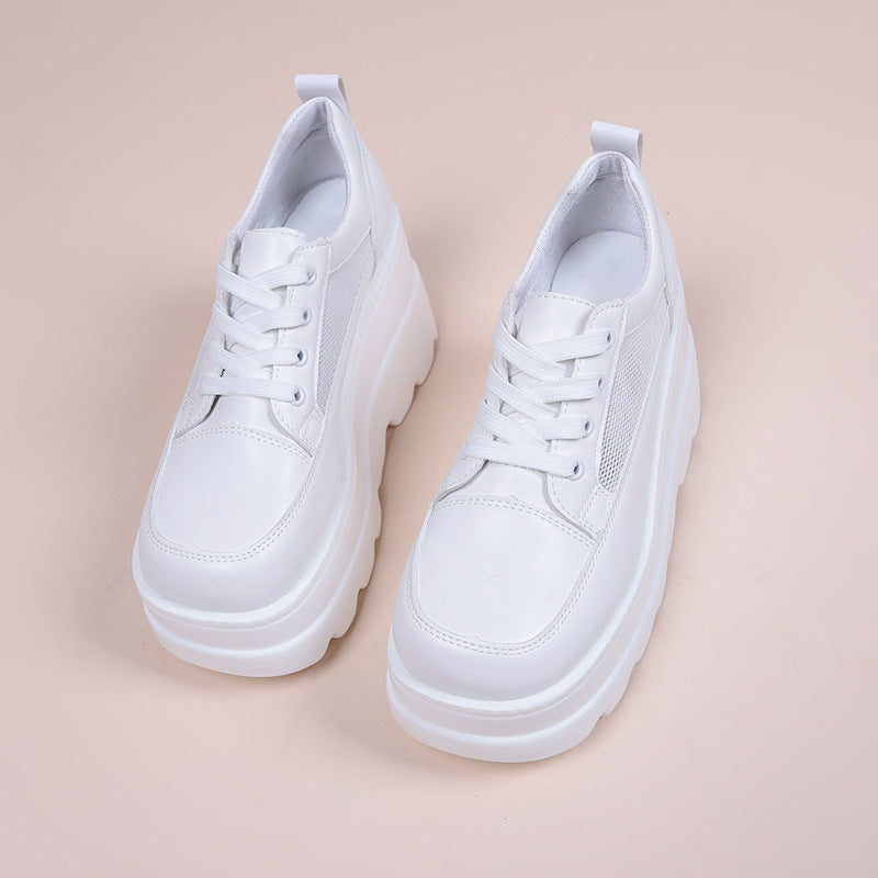 Lace-up Thick Bottom Casual Shoes